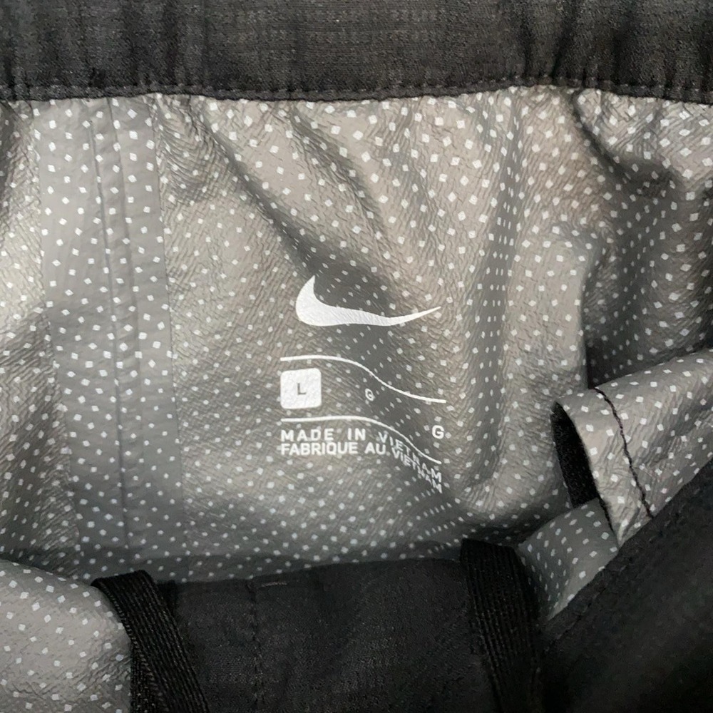 Nike Hypershield Golf Pants Mens Large Black Water Resistant Zip Ankle Outdoor - Picture 10 of 16